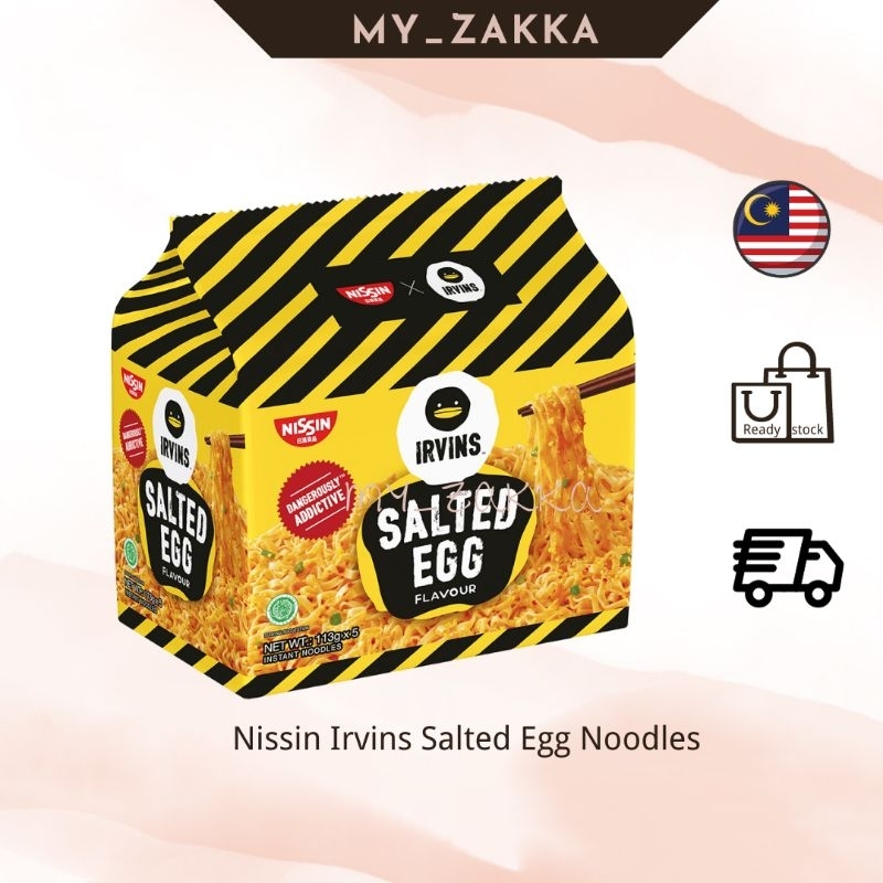 Nissin Irvins Salted Egg Noodles 日清咸蛋面 Shopee Malaysia
