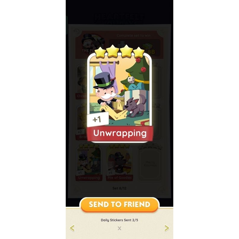 monopoly go 4 star stickers RM4-5. | Shopee Malaysia