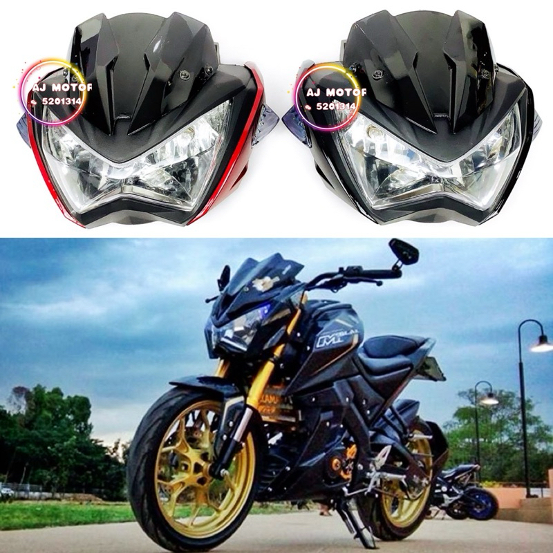 YAMAHA FZ150 FZ CONVERT HEAD LAMP Z250 LAMPU DEPAN HEADLIGHT LIGHT