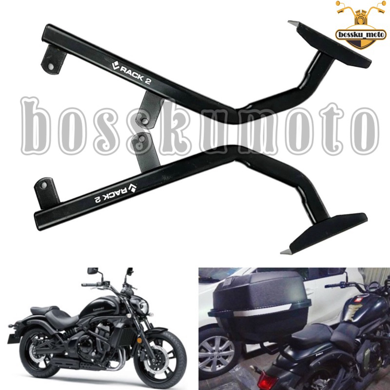 VULCANS VULCAN S650 2015-2023 TOP BOX RACK MONORACK ALLOY BOX CARRIER ...