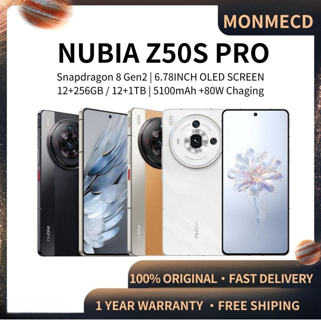 Global Version Nubia Z50S Pro Snapdragon 8 Gen 2 Advanced Edition 6.78 Inch  120Hz AMOLED 50MP 35mm 5G Smart Mobile Camera Phone - AliExpress