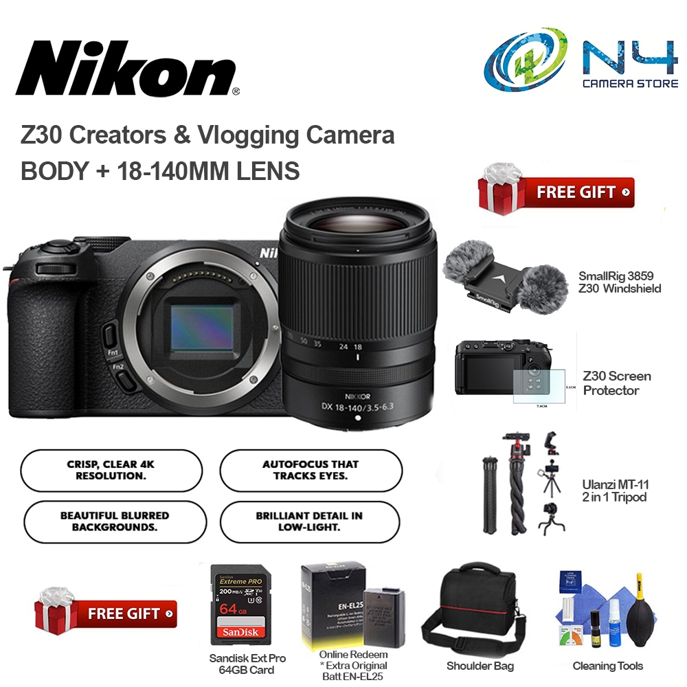 Nikon Z30 Mirrorless Camera with 16-50mm Lens - The Camera Exchange