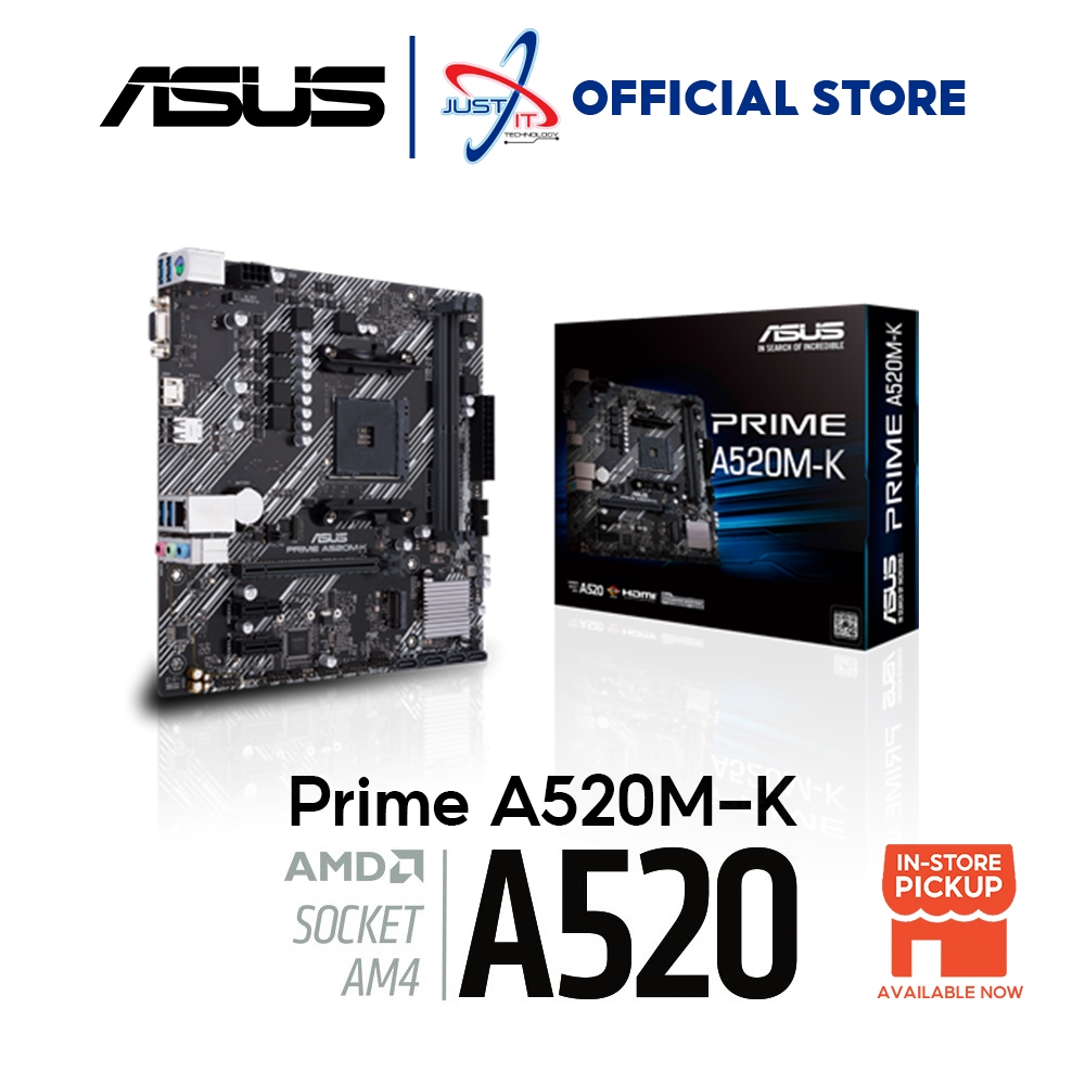 Asus Prime A520m K Amd Am4 Motherboard Combo Athlon 3000g Ryzen 3 3200g Ryzen 5 5600g 5500 1723