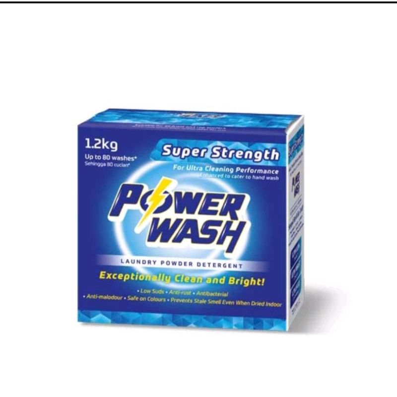 Power Wash Laundry Powder Detergent Super Strength Cosway Shopee