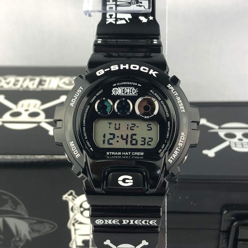 G-SHOCK ONE PIECE ストロング・ハット・クルー Casio G-Shock X One Piece “Straw Hat Crew” Black Limited Edition