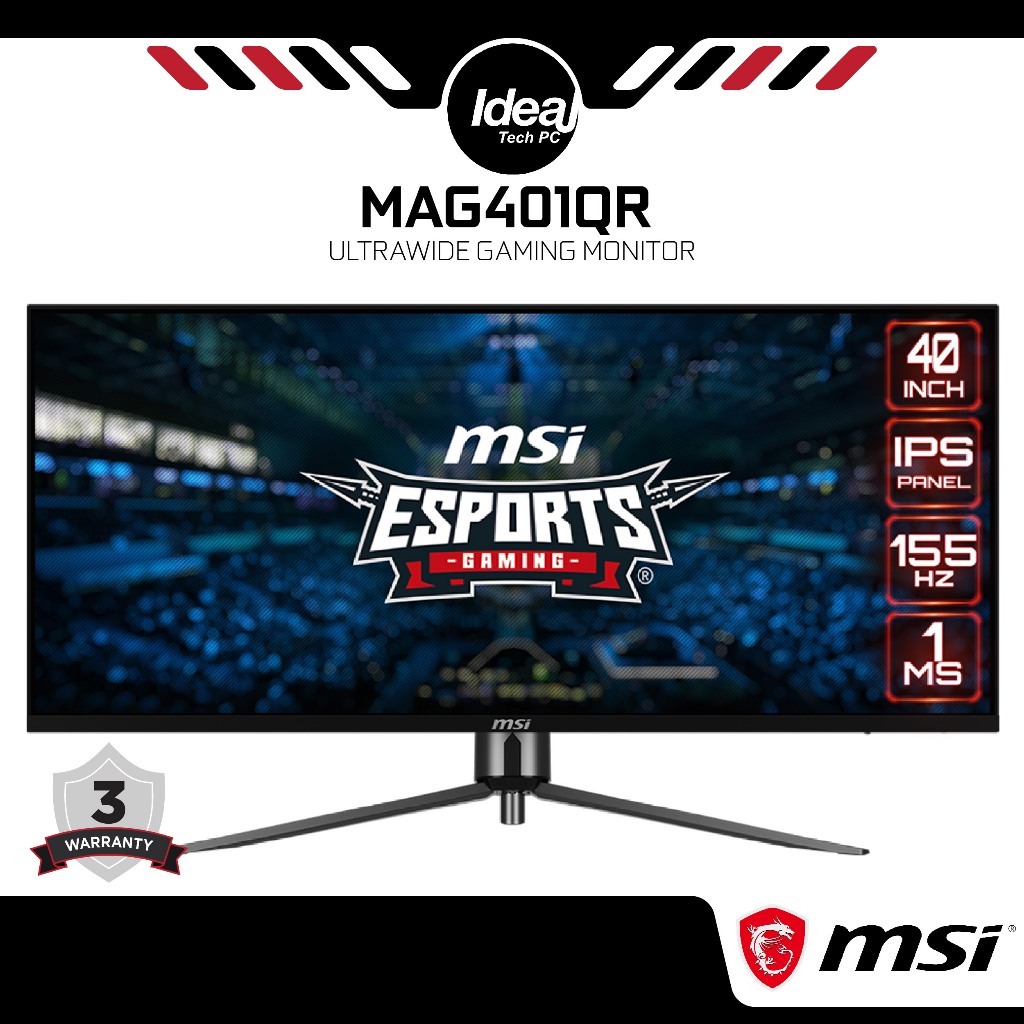 MSI MAG401QR, Monitor Gamer Ultrawide