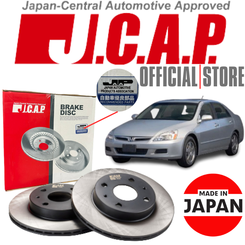 JCAP HIGH PERFORMANCE DISC ROTOR WITH COATED FRONT SET 2 PCS - HONDA ...