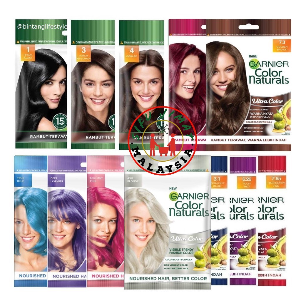 HAIR COLOR / HAIR DYE COLOR / PERWARNA RAMBUT 20g/30g (SACHET) | Shopee ...