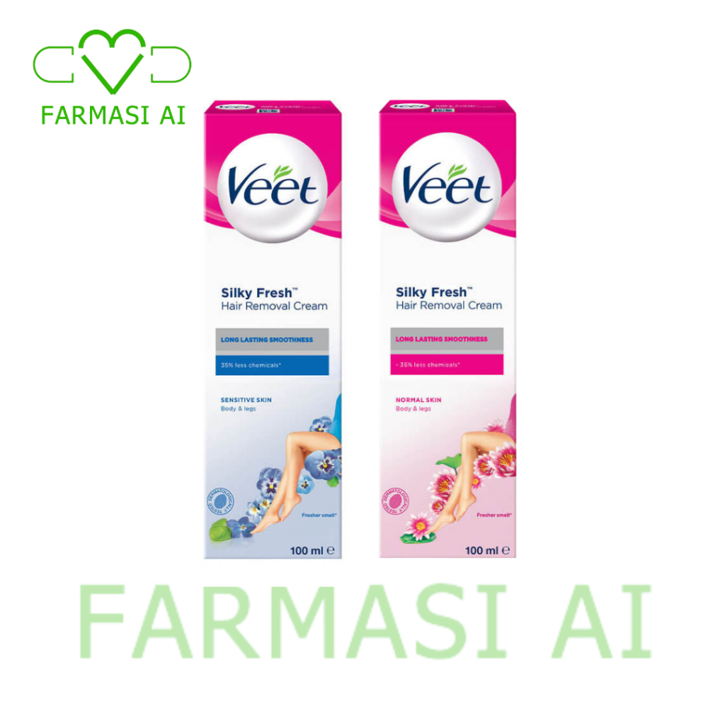 Veet Hair Removal Cream (Normal / Sensitive) Skin 100ml (Expiry Date In