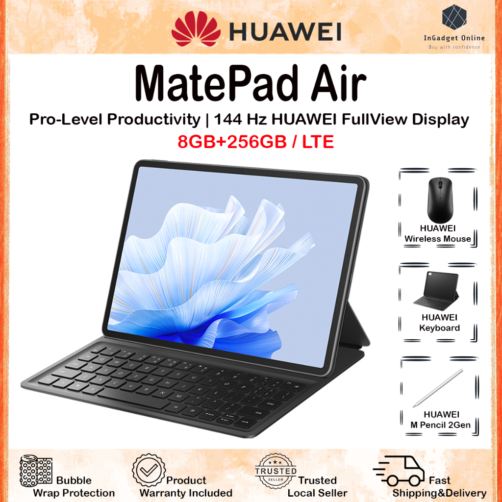 HUAWEI MatePad Air LTE (8GB+256GB) / 11.5 inch Display / 100% Original ...