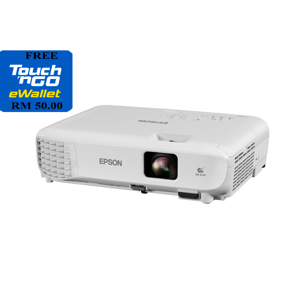 Epson EBE01 Projector XGA 3600 Lumens Shopee Malaysia