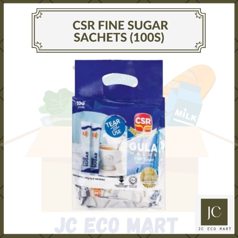CSR Fine Sugar Sachet Economy Pack (100s x 5g) Shopee Malaysia