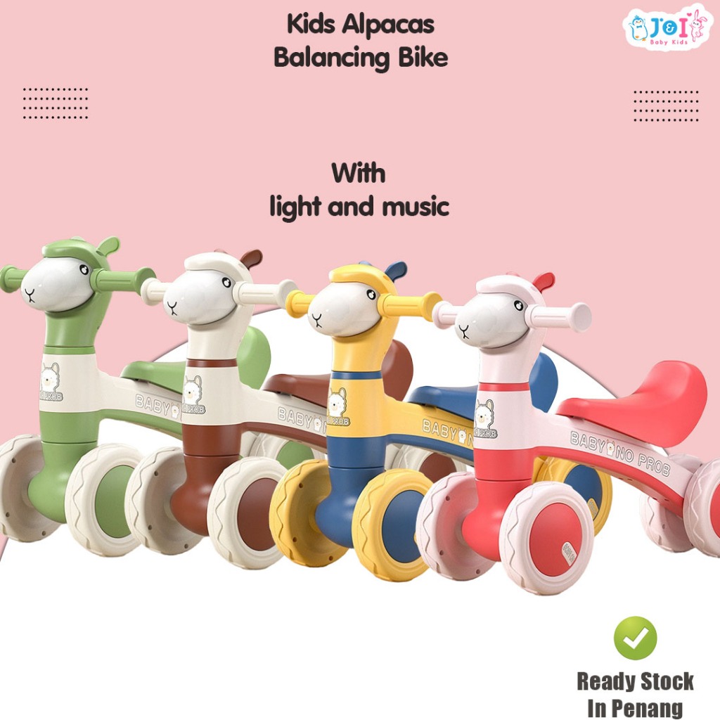 Alpaca Baby Sport Balance Walker Glider Mini Bike Learning Tricycle