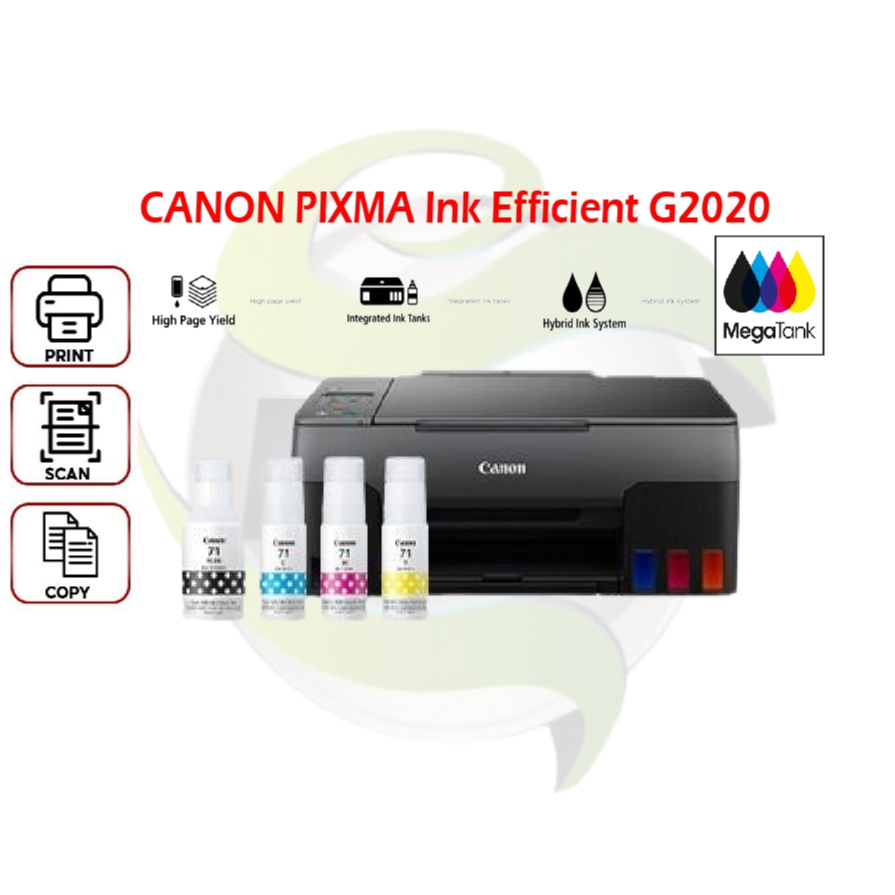 CANON PIXMA G2020 BOTTLE INK PRINTER ALL-IN-ONE (PRINT, SCAN , COPY ...