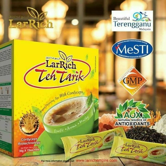 Teh Tarik LarRich Minuman Gaya Hidup Sihat | Shopee Malaysia