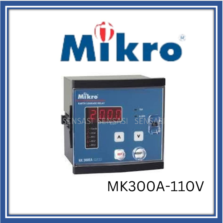 MIKROEARTH LEAKAGE RELAY, MK300A110V Shopee Malaysia