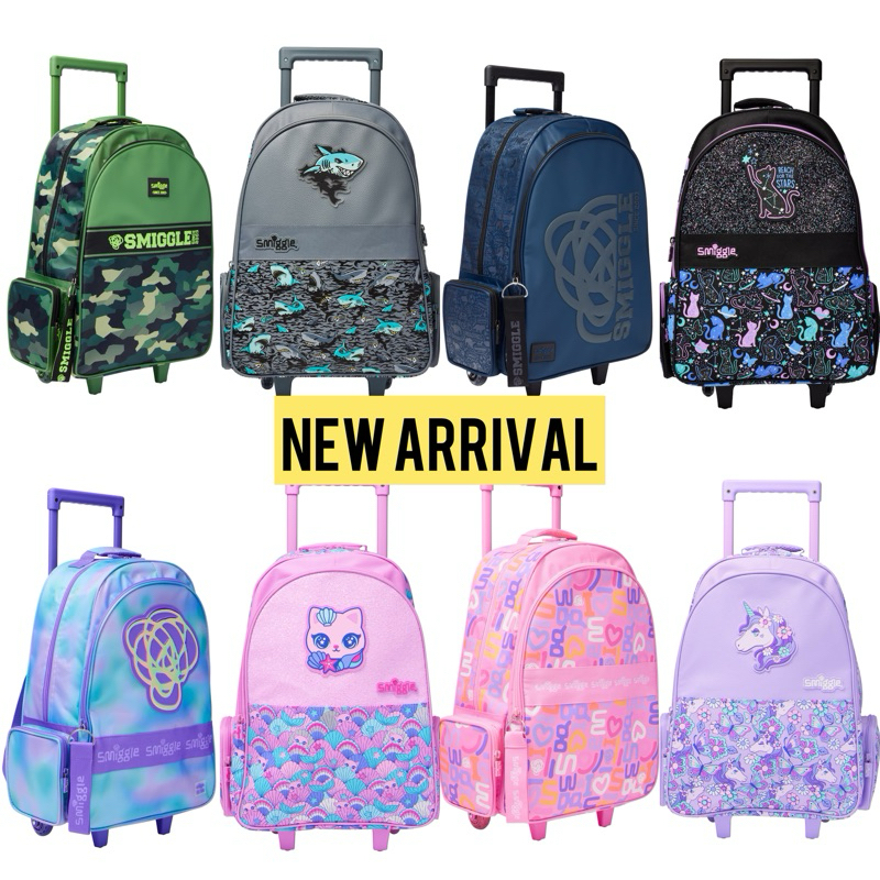 Smiggle Light Up Trolley Backpack Shopee Malaysia