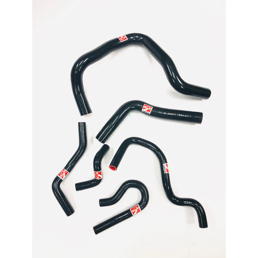 Skunk2 Bseries B16A B18C B20B 6pcs Kit Black Radiator Silicone Hose
