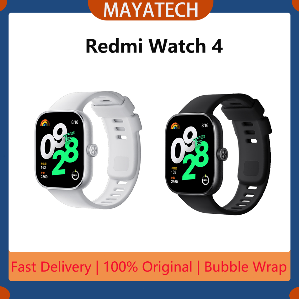 Original Xiaomi Redmi Watch 4 1.97'' Bluetooth Smartwatch Health Monitor  NFC