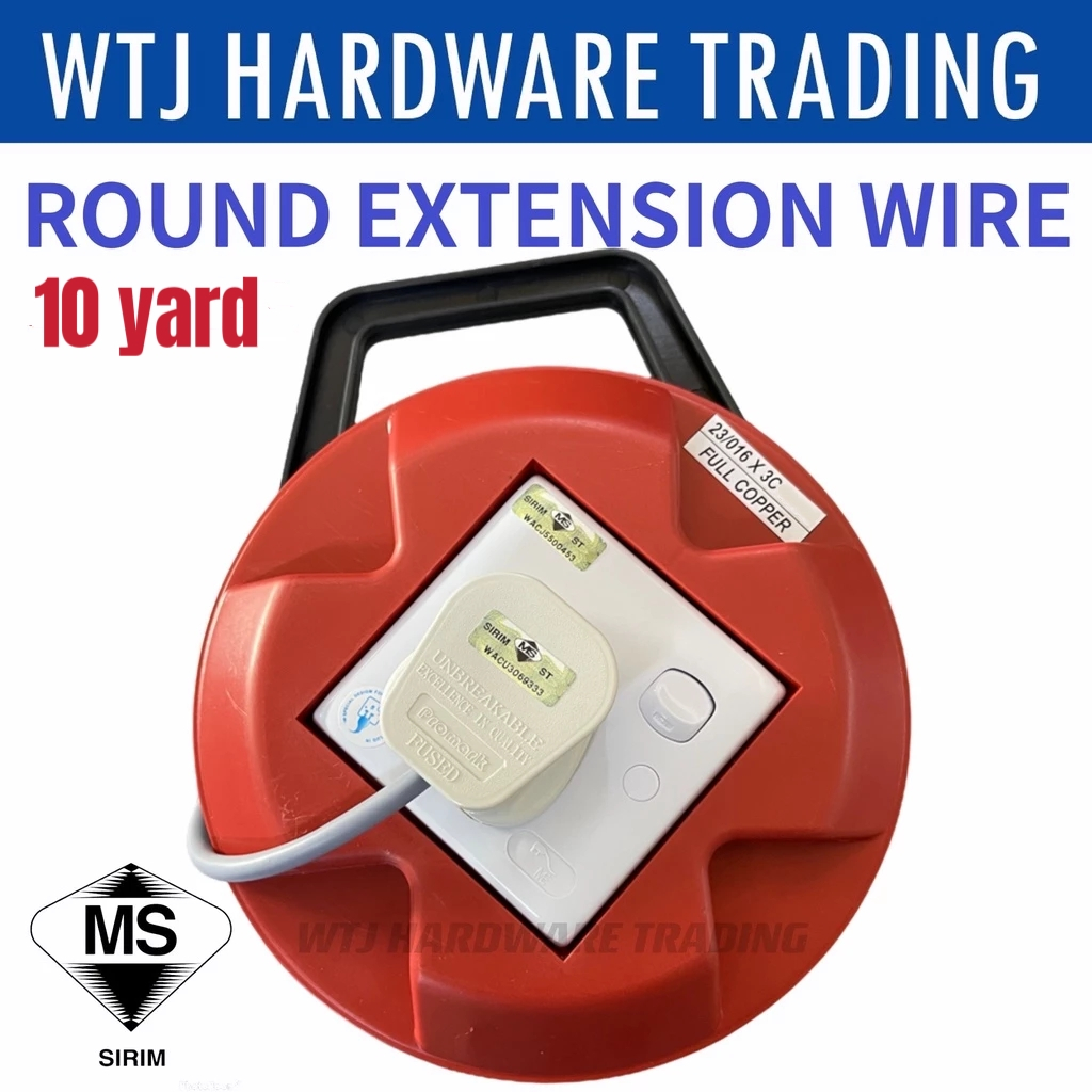 [SIRIM]10yrd Copper Extension Wire| Extension Box Extension Socket ...