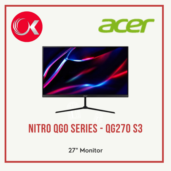 Acer Va Gaming Monitor Nitro Qg Series Qg S Shopee Malaysia