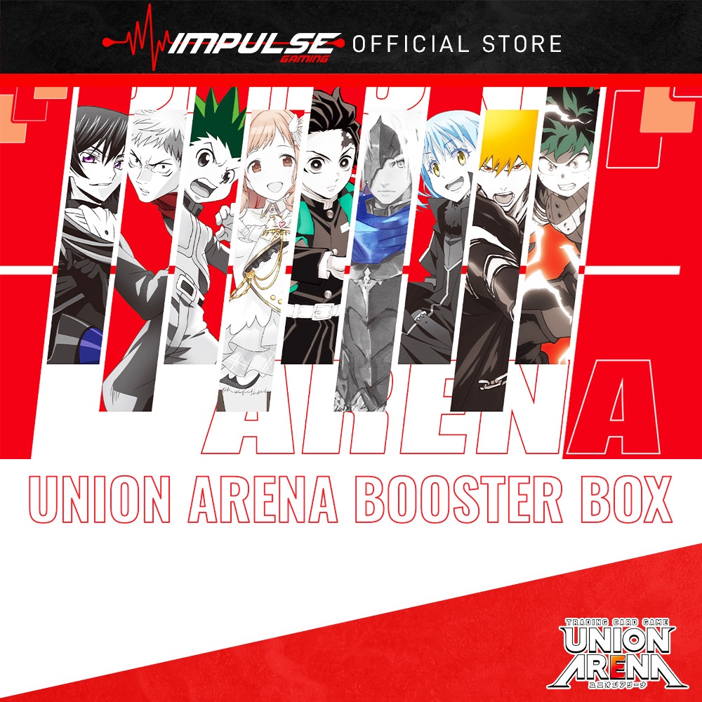 Union Arena TCG Booster Box Tales Arise, My Hero Academia, Gintama