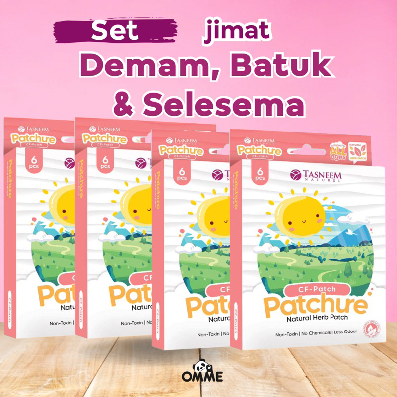 TASNEEM NATUREL CF PATCHURE - Pelekat dan penampal Batuk Selsema utk ...