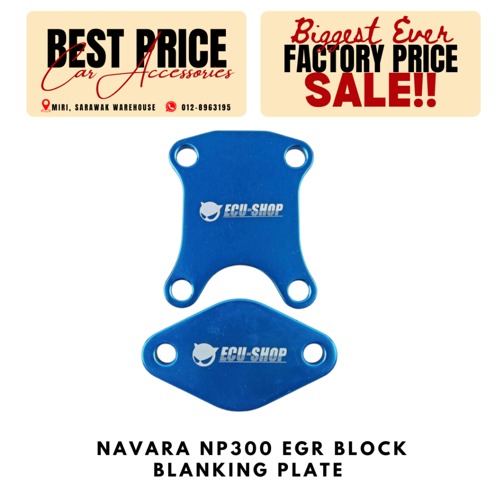 NAVARA NP300 EGR Block Blanking Plate Shopee Malaysia