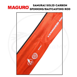 Maguro Samurai Solid Carbon Spinning Baitcasting Jigging Fishing