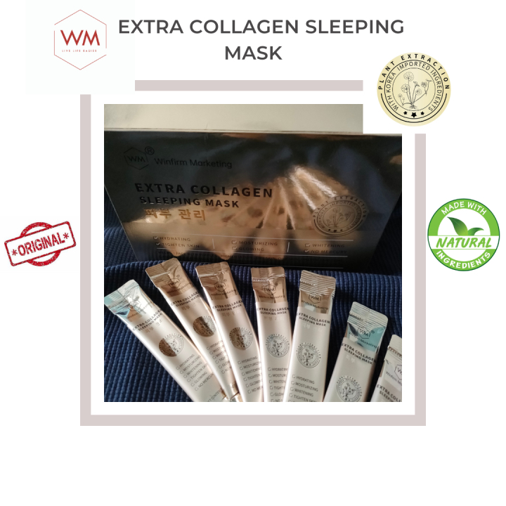 SAMPLE WM Extra Collagen Firming Sleeping Mask Trial Pack Shopee Malaysia