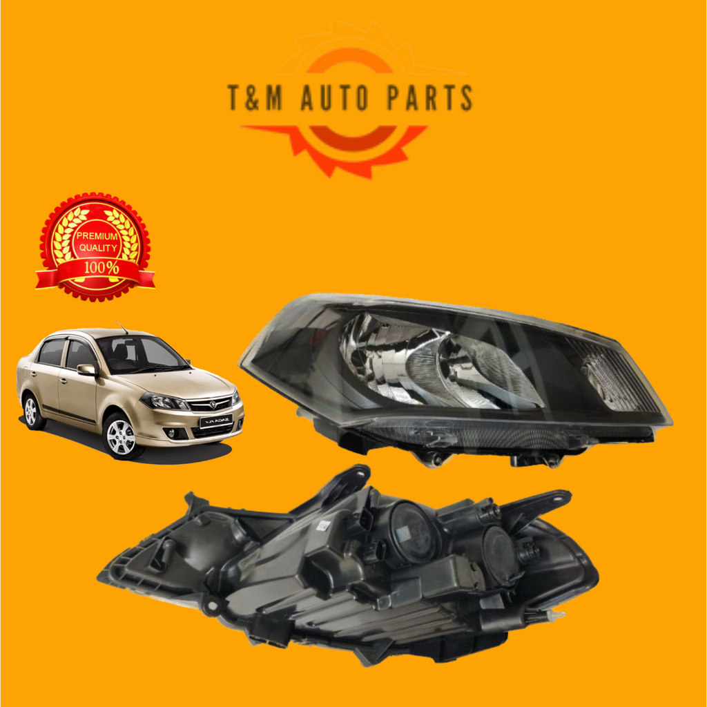 Proton Saga Flx Head Lamp Black Base Shopee Malaysia