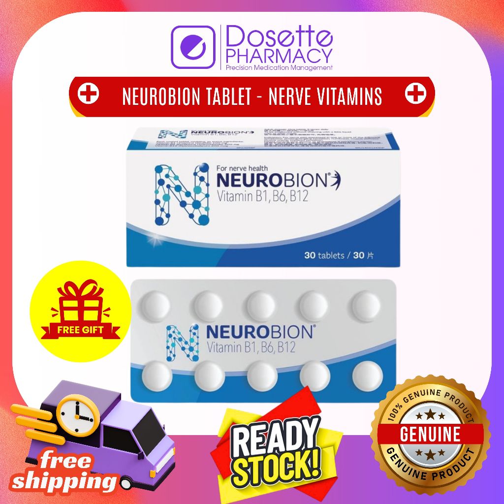 NEUROBION TABLET 10S - LOOSE STRIPS [EXP: 08/2024] / 60S - BOX [EXP: 12 ...