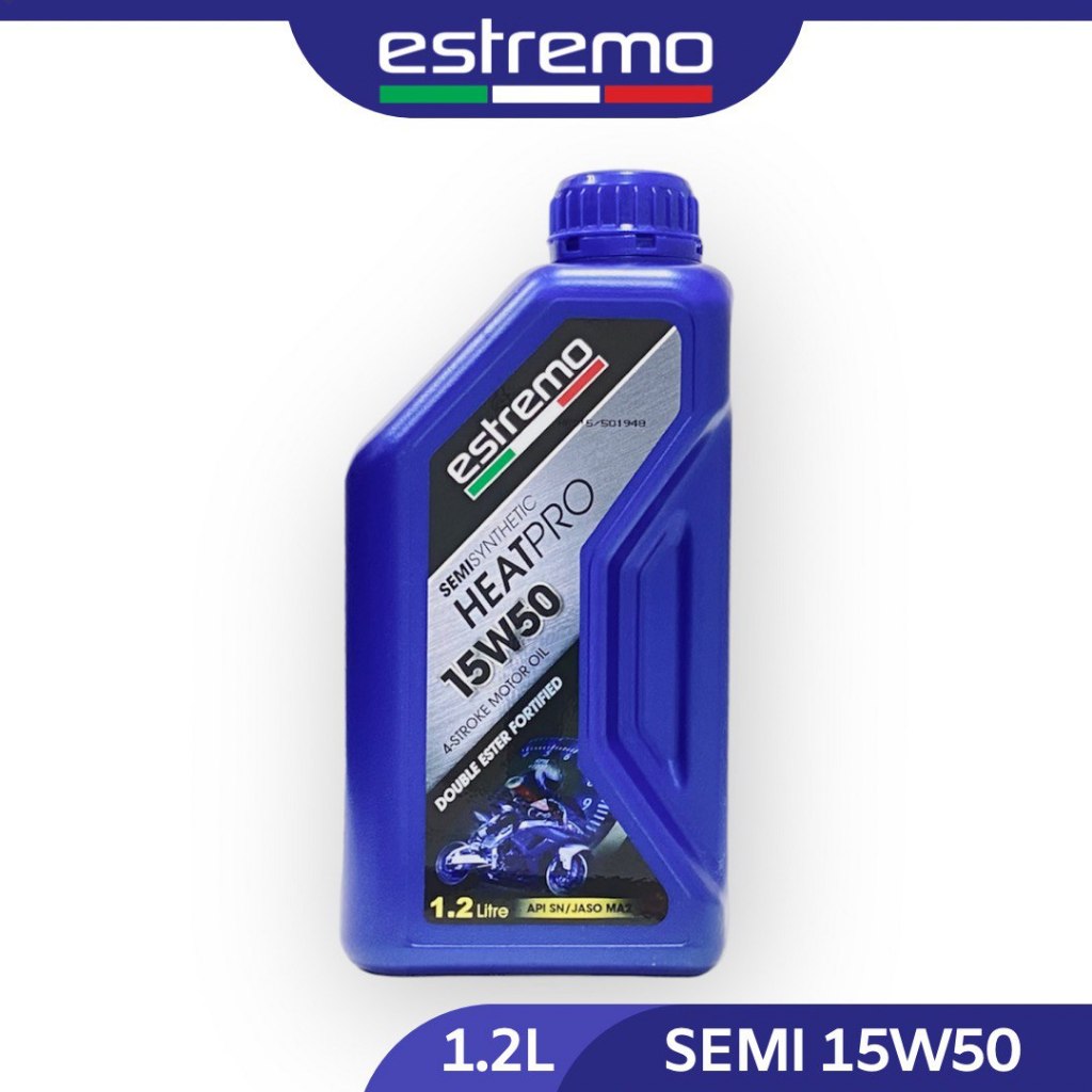 Estremo HeatPro Semi Synthetic 15W50 Motor Oil (1.2L) Shopee Malaysia