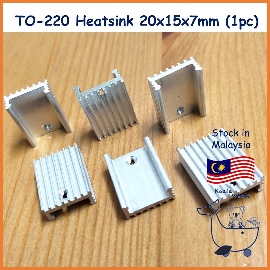 Transistor Mosfet Heatsink TO220 20*15*7 Heat Sink Shopee Malaysia