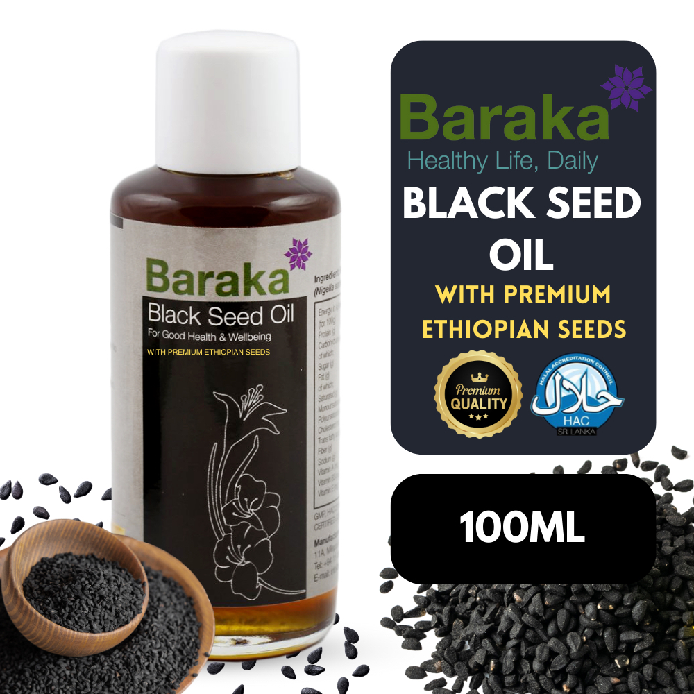BARAKA PREMIUM ETHIOPIAN Black Seed Oil 100ml For Good Health