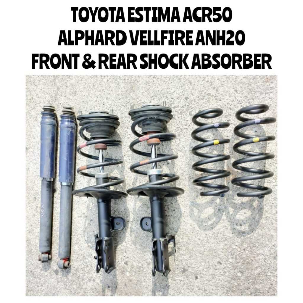 Shock Absorber Toyota Estima Acr Alphard Vellfire Anh Front Rear Absorber Spring