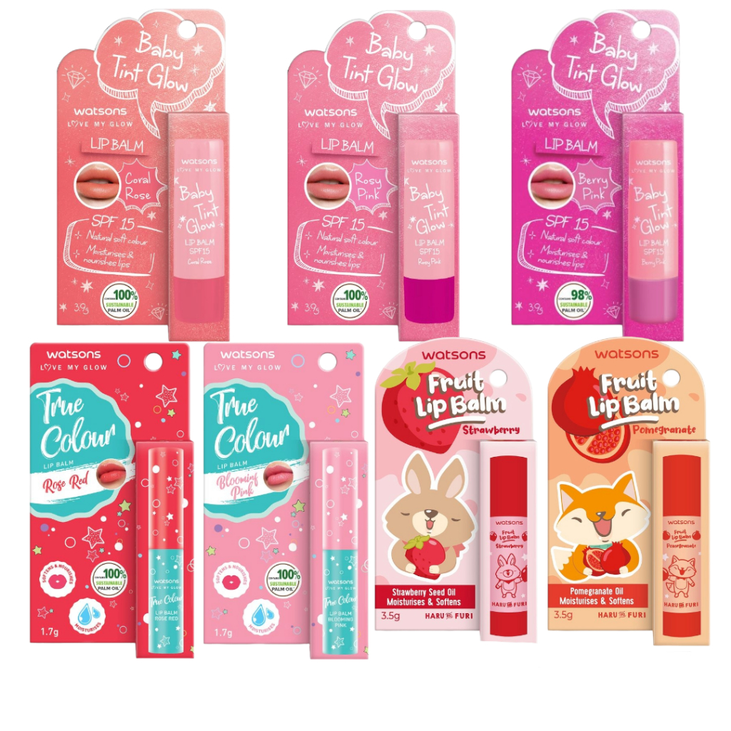 Watsons Love My Glow True Colour Lip Balm Shopee Malaysia