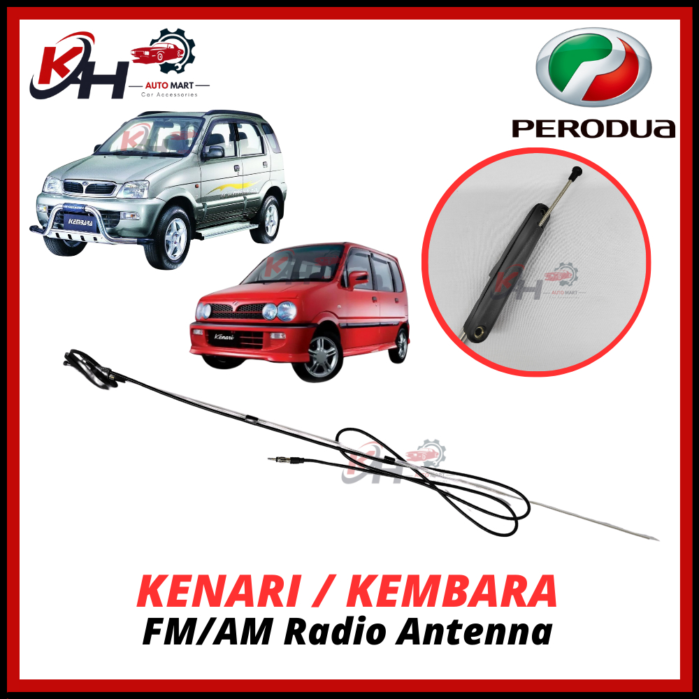 SL917 FULL SET Side Aerial Antenna PERODUA KENARI KEMBARA Car Radio