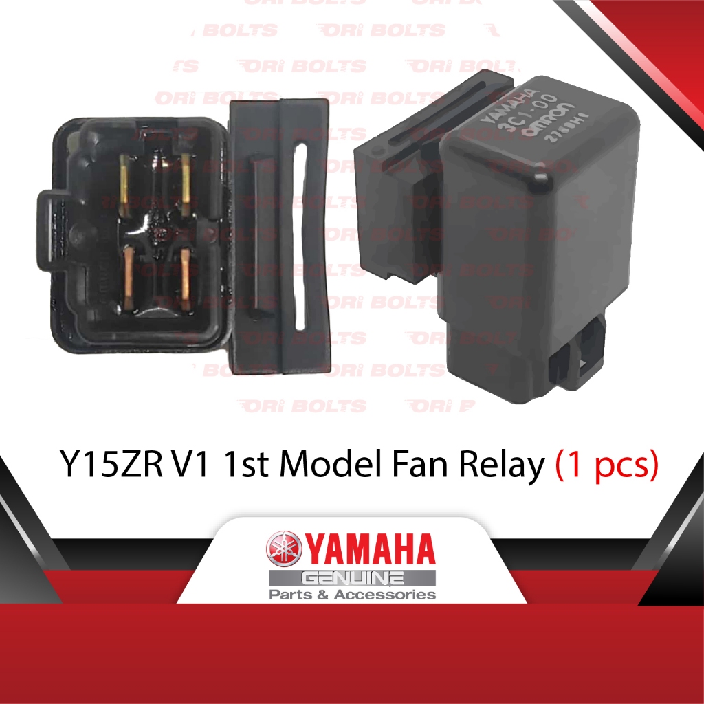 3C1H195000 Yamaha Original Y15ZR First Model (4215) Fan Relay Assy Relay Kipas Omron Shopee
