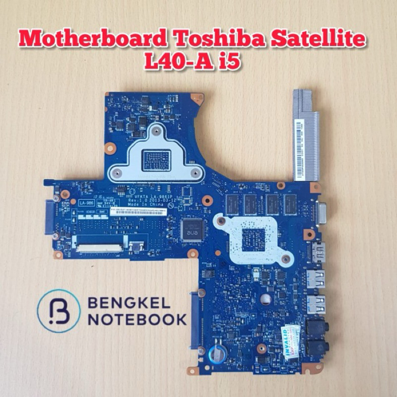 Toshiba Satellite L40-A Original Motherboard Intel I5-4th Gen | Shopee ...