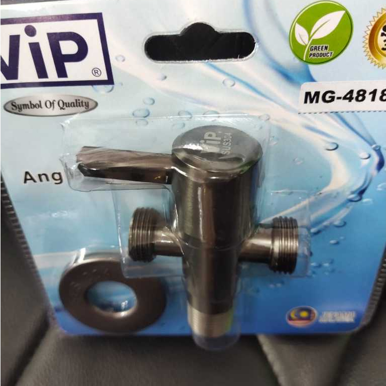 VIP Two-Way Angle Valve Stainless Steel SUS304 (SS-4818) | Shopee Malaysia