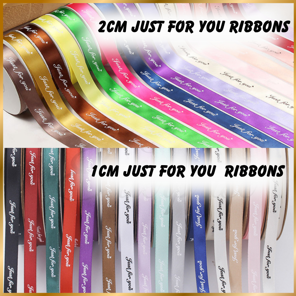 1cm Just For You Ribbons 2.5cm Just For You Ribbons Ramadan Decoration ...
