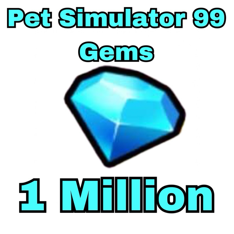 Pet Simulator 99 Gems Murah | Shopee Malaysia