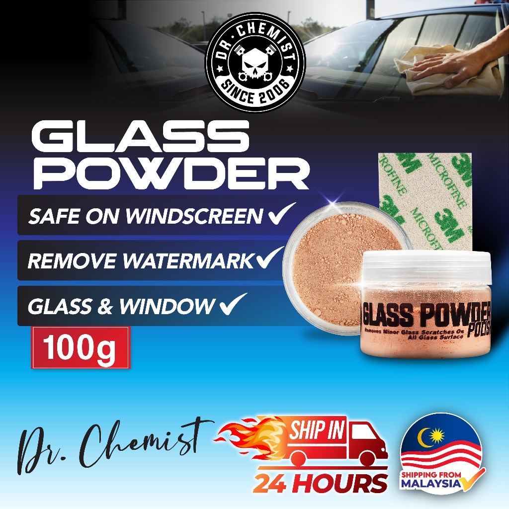 Watermark Remover Powder WindScreen Glass Powder Polish compound Home