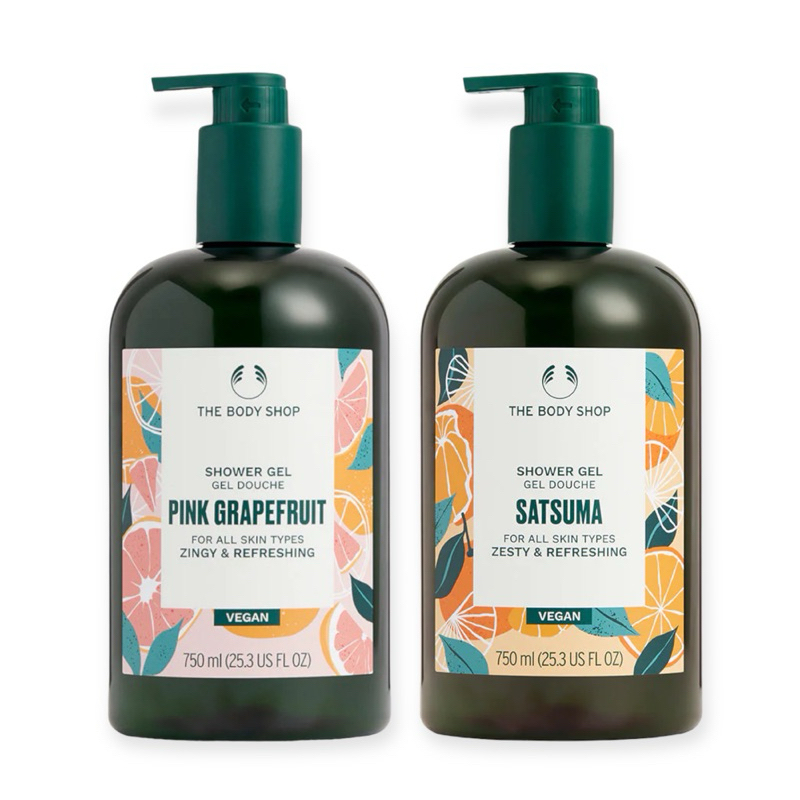 The Body Shop Pink Grapefruit Satsuma Shower Gel 750ml Shopee Malaysia