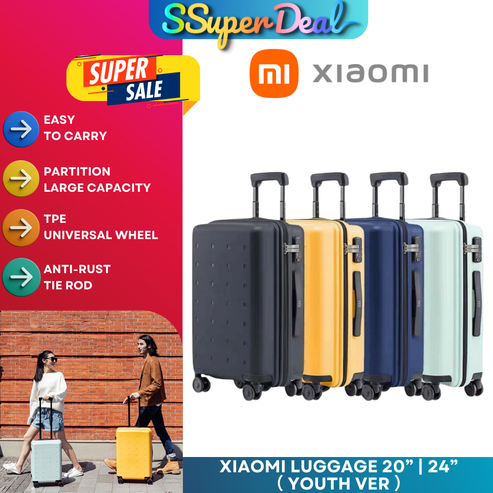 Xiaomi Mi Youth Version Suitcase 20inch | 24inch TSA Lock Spinner Wheel ...