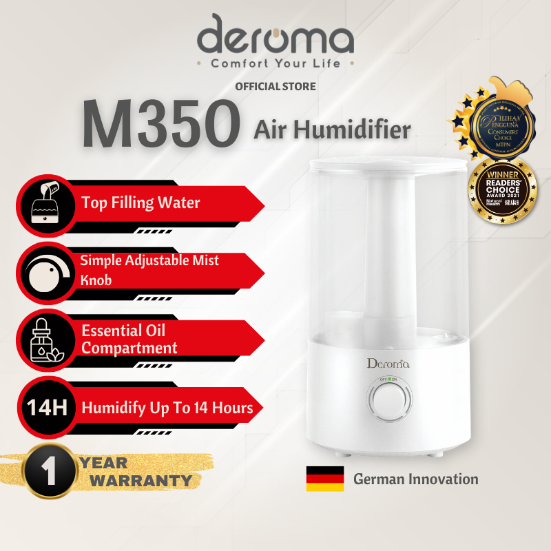 Deroma M350 Air Humidifier Transparent Water Tank with 3.5LCapacity ...