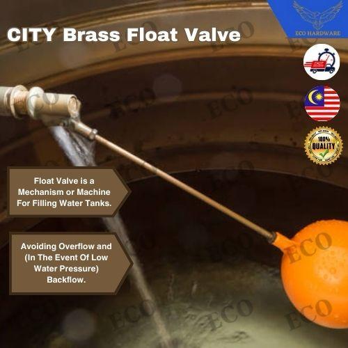 CITY MOH BS1212 Brass Float Valve Light Duty Heavy Duty 1/2" 3/