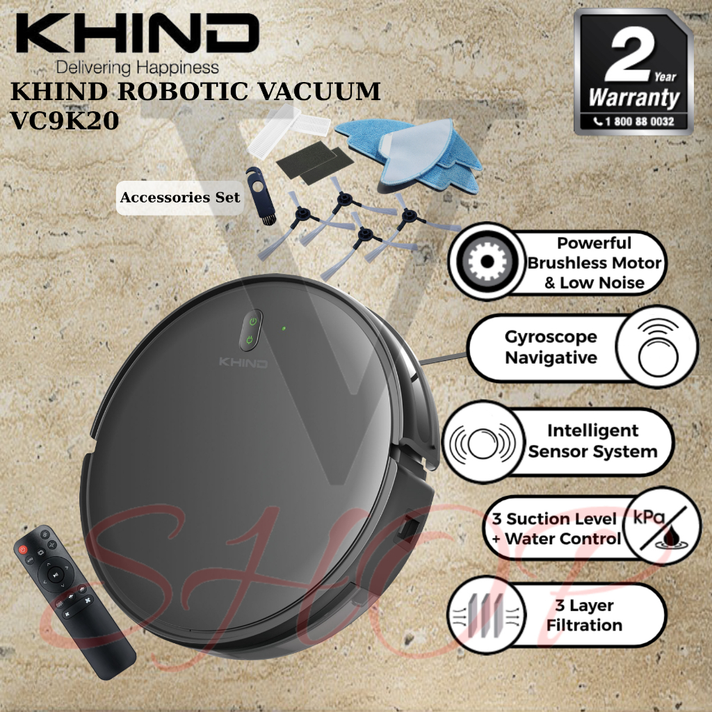 KHIND ROBOTIC VACUUM CLEANER VC9K20 Shopee Malaysia