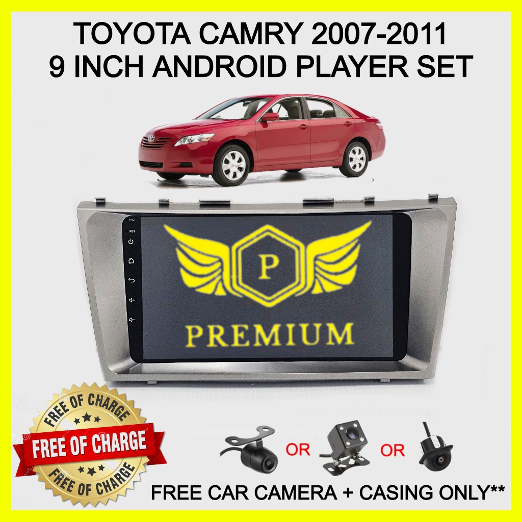 TOYOTA CAMRY 2007-2011 9INCH ANDROID PLAYER SET (FREE CAR CAMERA+CASING ...